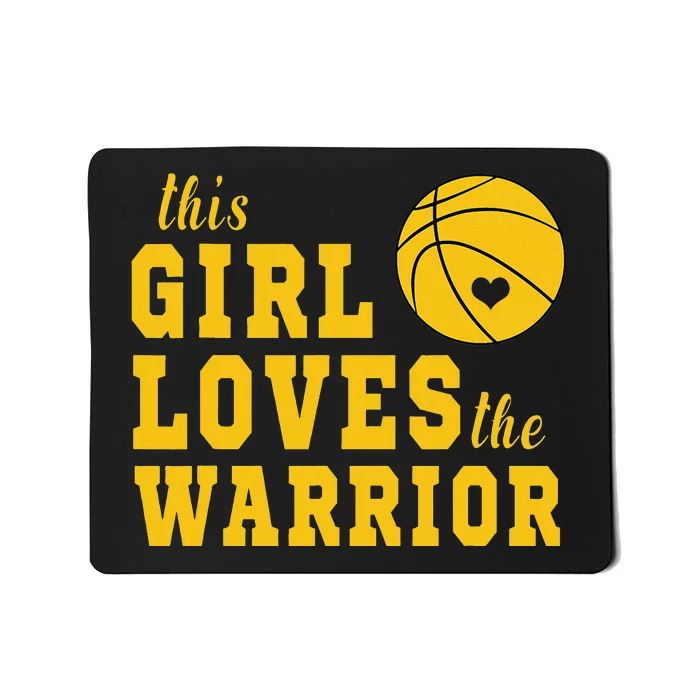 This Loves The Warriors Basketball Mousepad