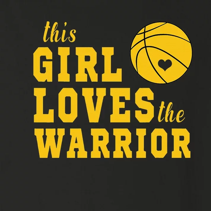 This Loves The Warriors Basketball Toddler Long Sleeve Shirt