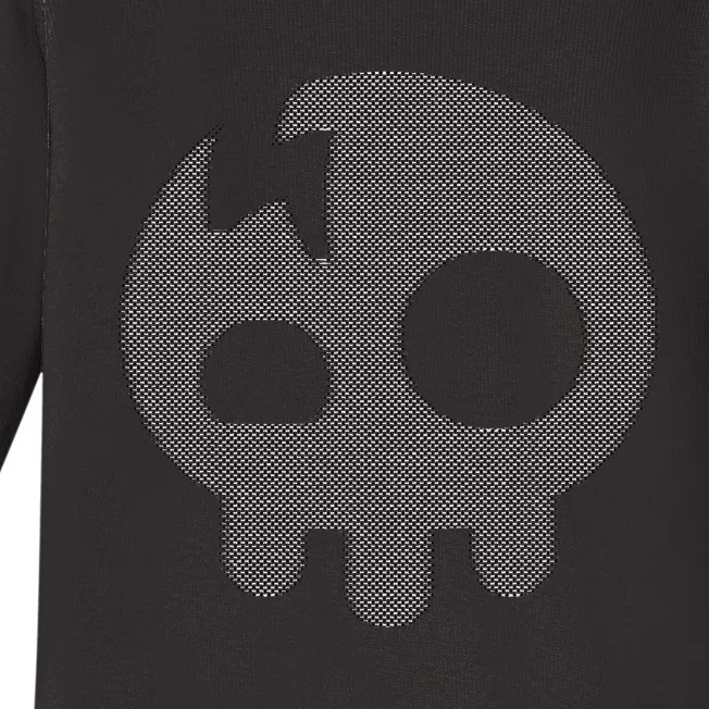 The Living Tombstone – Motion Blur Skull Baby Long Sleeve Bodysuit