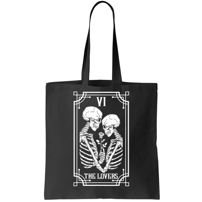 The Lovers Tarot Card Tote Bag