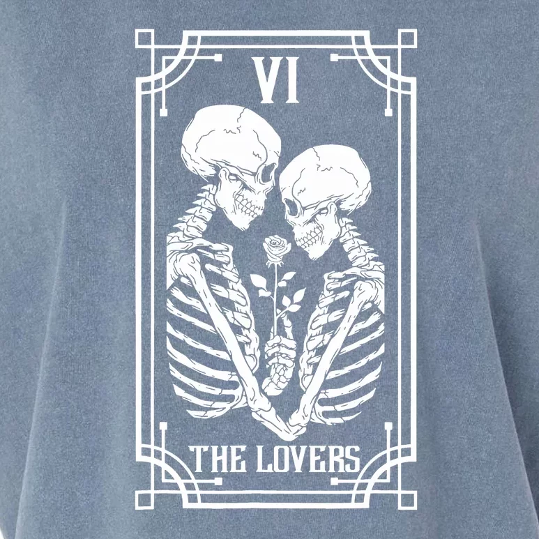 The Lovers Tarot Card Garment-Dyed Women's Muscle Tee