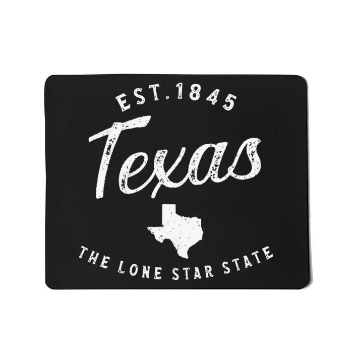 Texas Lover Texas Holiday Texas Pride Texas Mousepad