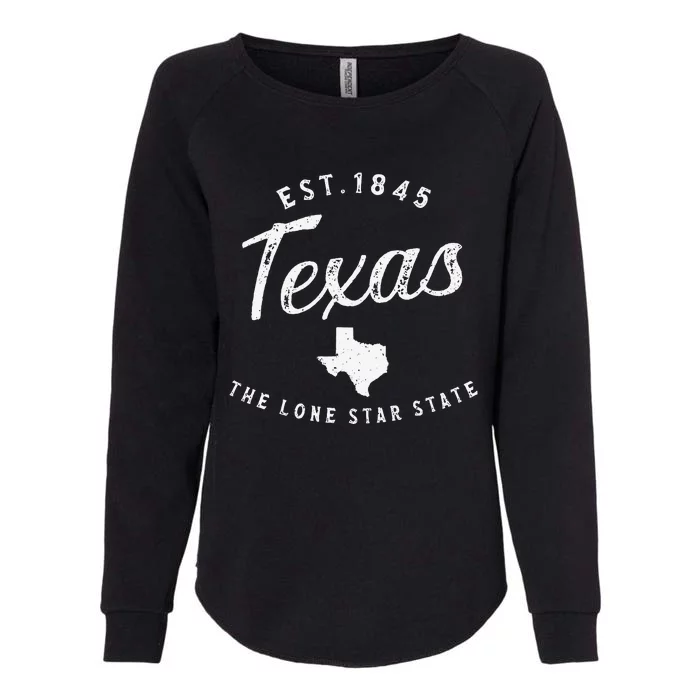 Texas Lover Texas Holiday Texas Pride Texas Womens California Wash Sweatshirt