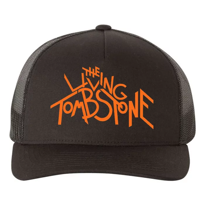 The Living Tombstone – Orange Yupoong Adult 5-Panel Trucker Hat