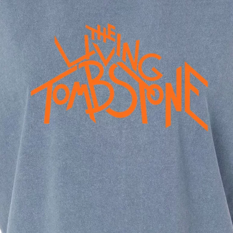 The Living Tombstone – Orange Garment-Dyed Women's Muscle Tee