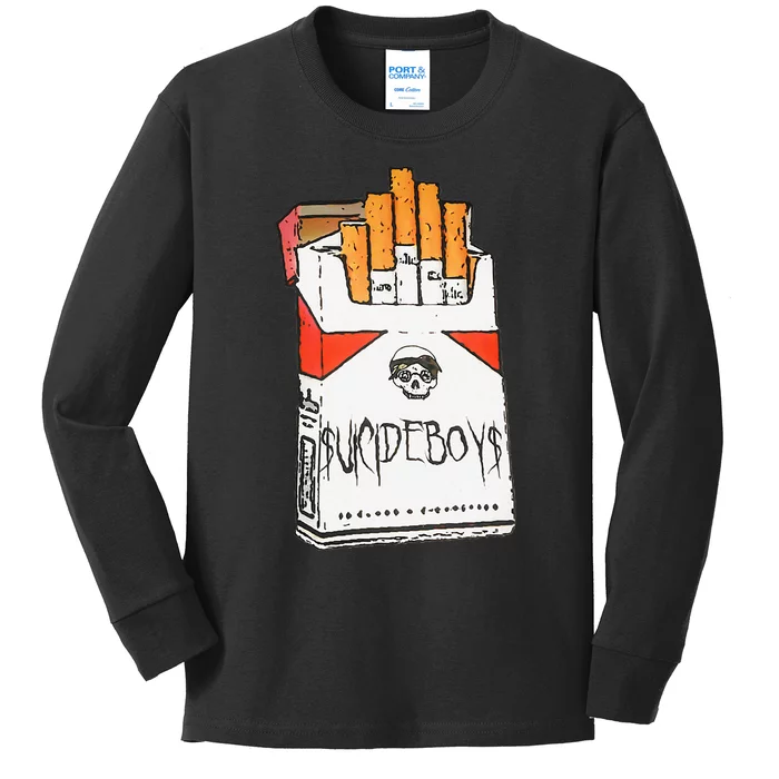 The Long Term Effects Of Vintage Retro Suffering Wave Kids Long Sleeve Shirt