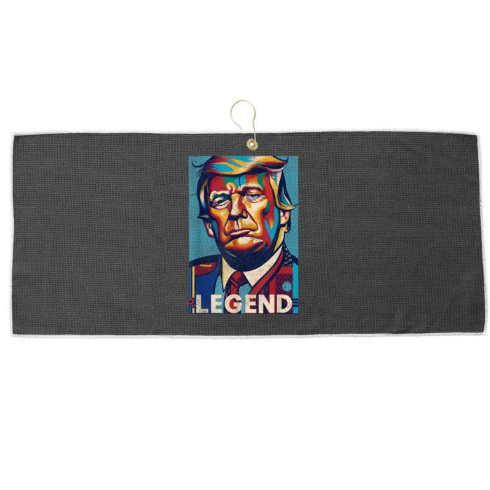 Trump Legend Tshirt Large Microfiber Waffle Golf Towel