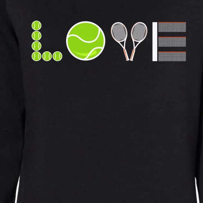 Tennis Love Tennis Fan Tennis Player Gift Tennis Lover Womens California Wash Sweatshirt