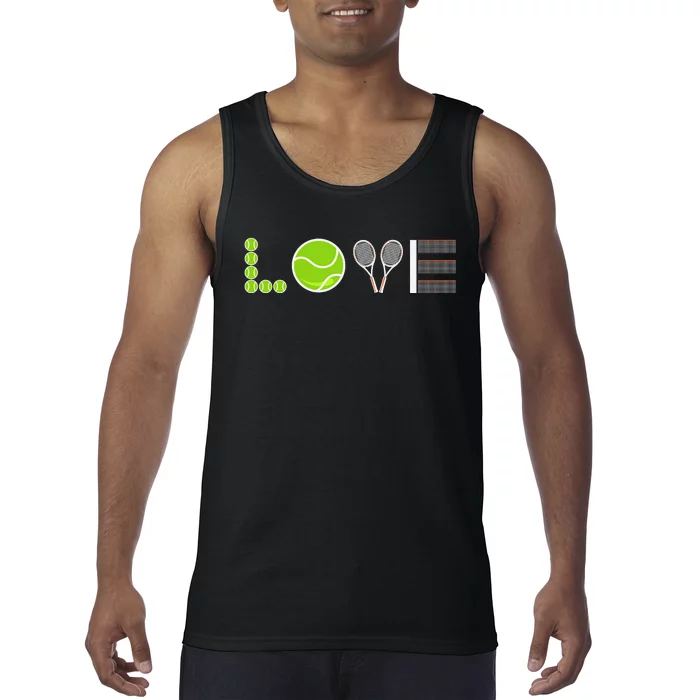 Tennis Love Tennis Fan Tennis Player Gift Tennis Lover Tank Top