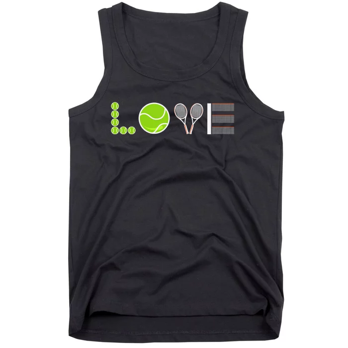 Tennis Love Tennis Fan Tennis Player Gift Tennis Lover Tank Top