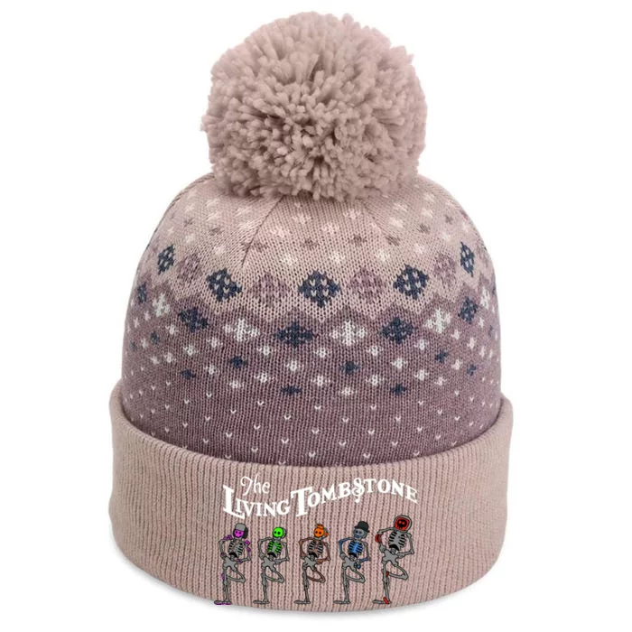 The Living Tombstone Skeleton The Baniff Cuffed Pom Beanie