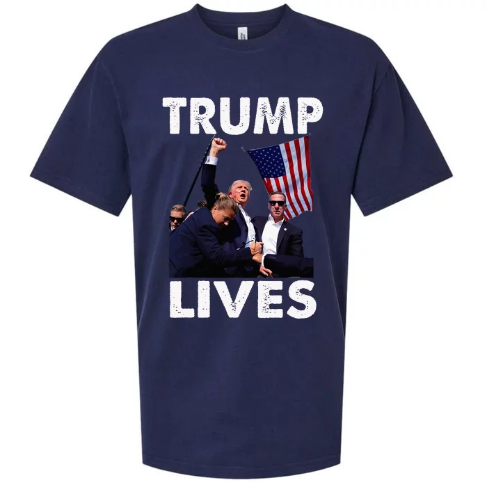 Trump Live Trump Shot Fist Pump Sueded Cloud Jersey T-Shirt