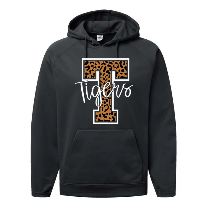 T Letter Tigers Performance Fleece Hoodie