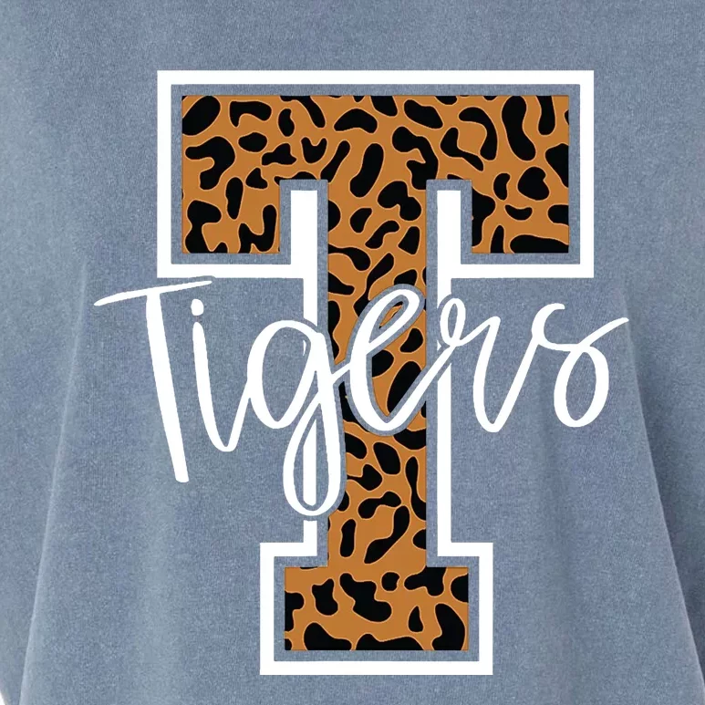 T Letter Tigers Garment-Dyed Women's Muscle Tee