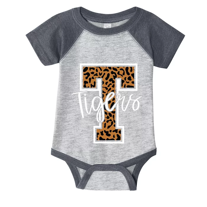 T Letter Tigers Infant Baby Jersey Bodysuit