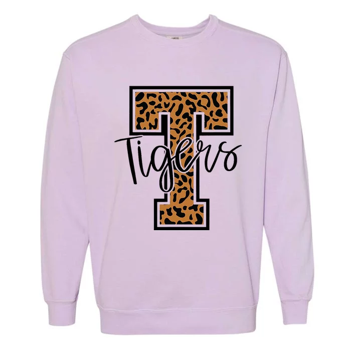 T Letter Tigers Garment-Dyed Sweatshirt