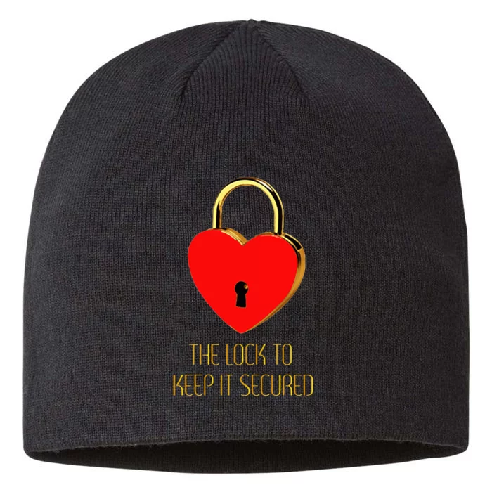 The Lock To Keep It Secured 8 1/2in Sustainable Knit Beanie