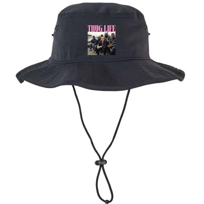 Thug Life Trump’S Kangaroo Conviction Legacy Cool Fit Booney Bucket Hat