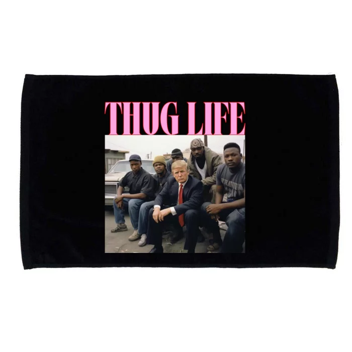 Thug Life Trump’S Kangaroo Conviction Microfiber Hand Towel