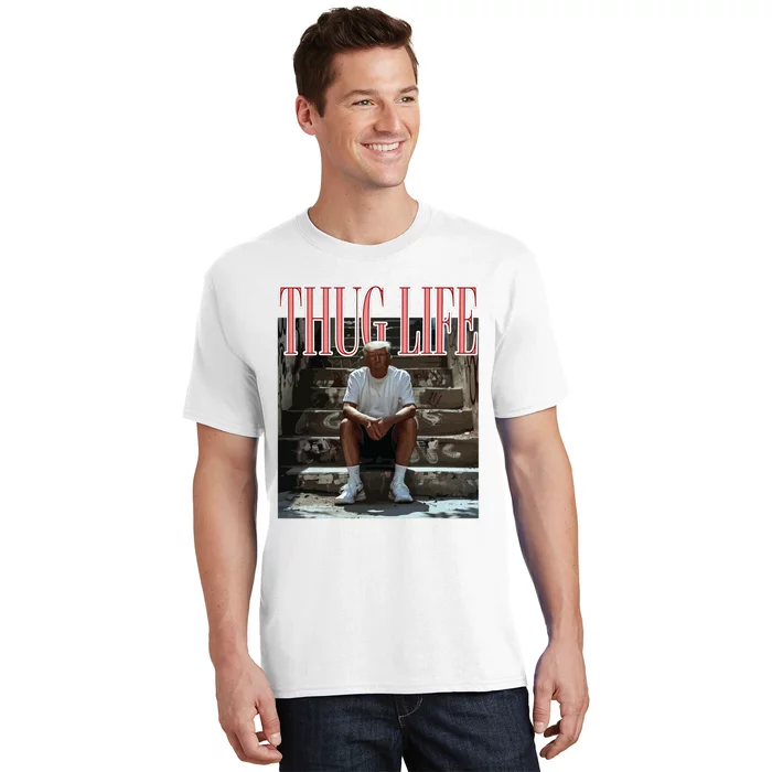 Thug Life Trump  Funny Trump Republican T-Shirt