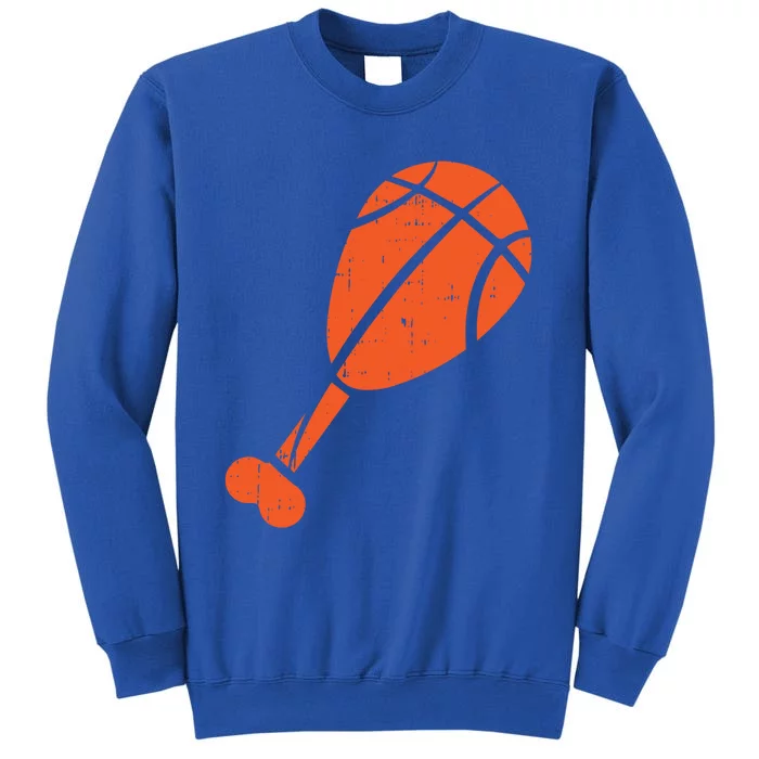 Turkey Leg Thanksgiving Day Cool Basketball Sport Player Great Gift Tall Sweatshirt