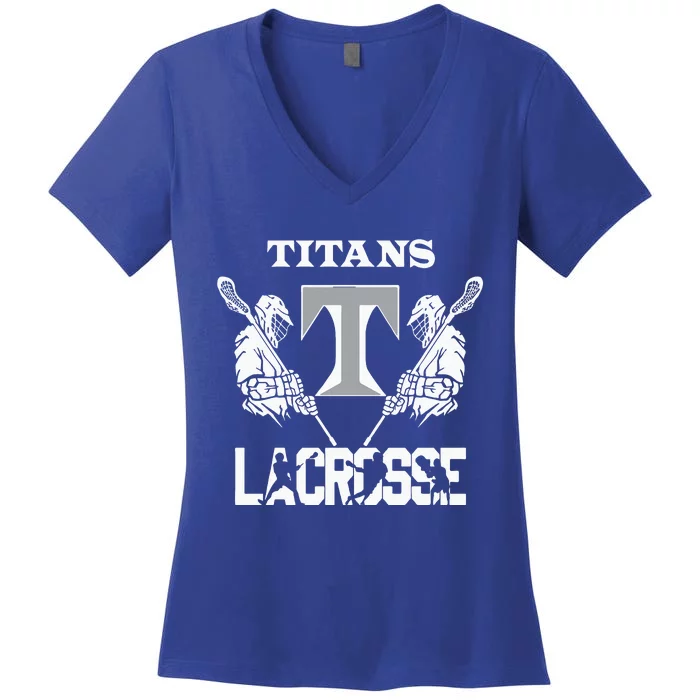 Titan Lax Women's V-Neck T-Shirt