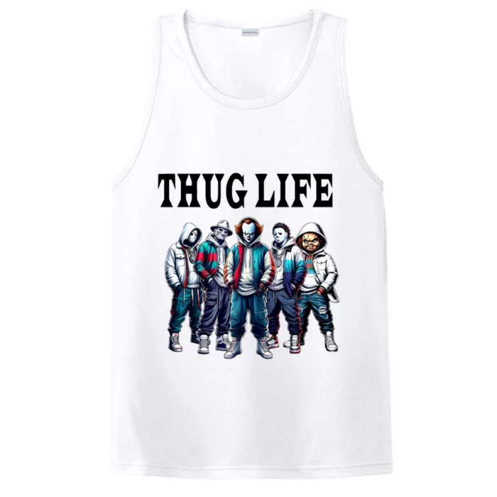 Thug Life Team Halloween Horror Character Michael Jason Chucky Freddy Pennywise Performance Tank