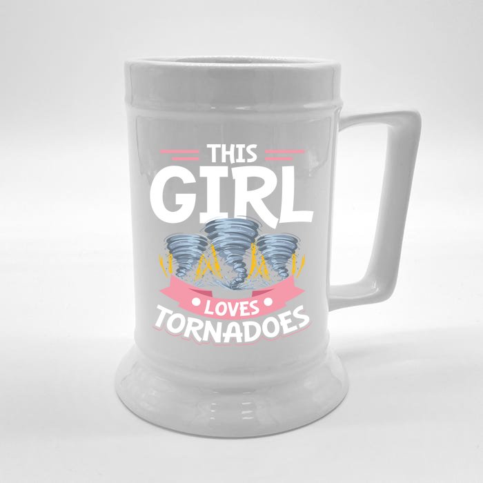 This Loves Tornadoes Tornado Chasing Storm Hunting Gift Front & Back Beer Stein