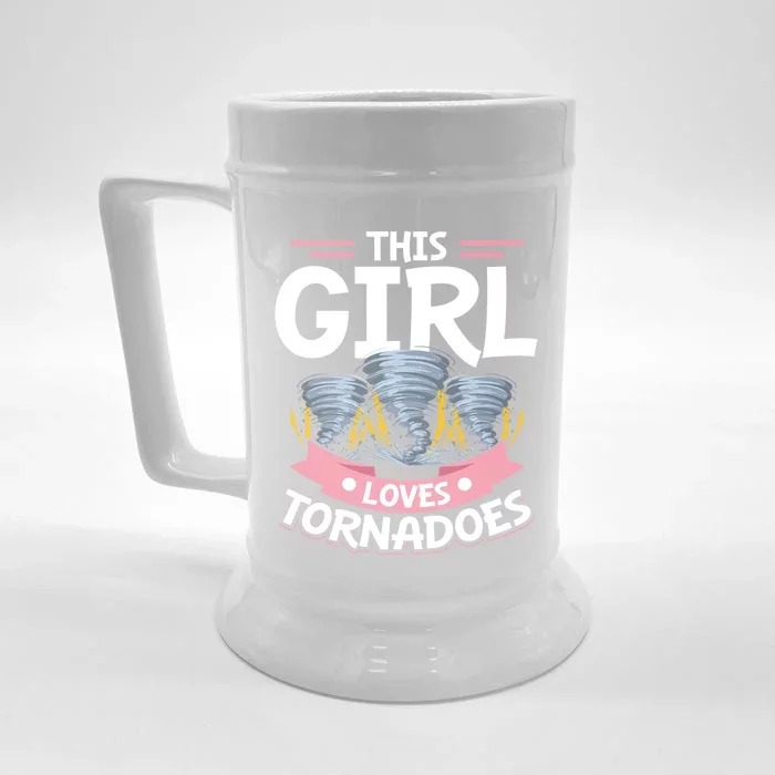 This Loves Tornadoes Tornado Chasing Storm Hunting Gift Front & Back Beer Stein