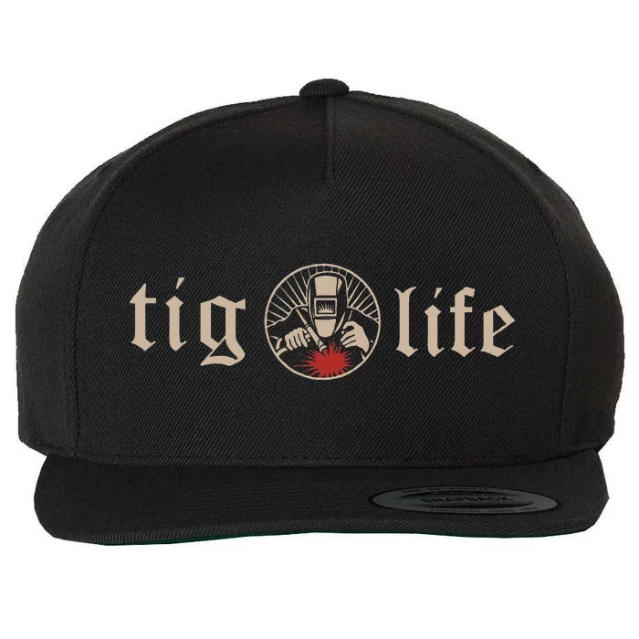 Tig Life Tungsten Inert Gas Welder Gtaw Arc Welding Wool Snapback Cap