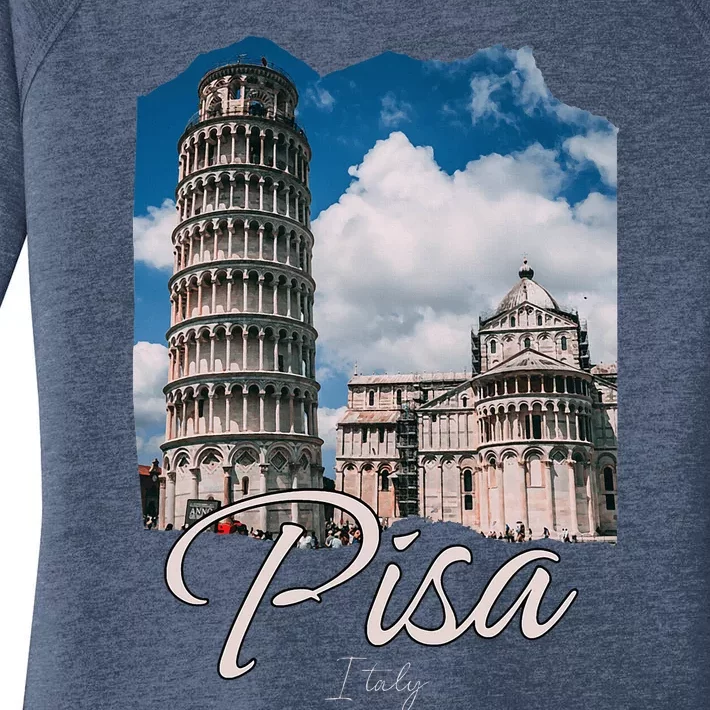 The Leaning Tower Of Pisa Souvenir Pisa Italy Women's Perfect Tri Tunic Long Sleeve Shirt