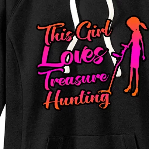 This Loves Treasurehunting Funny Gift Women's Fleece Hoodie