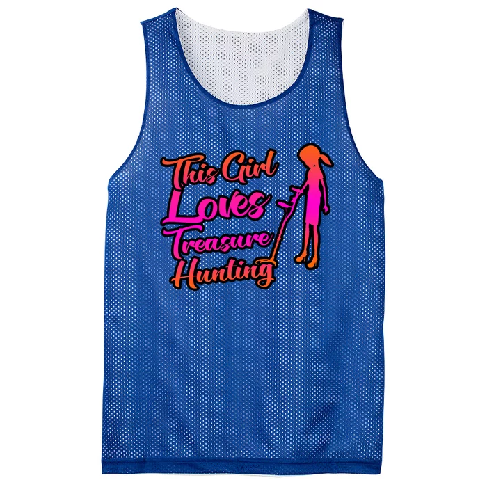 This Loves Treasurehunting Funny Gift Mesh Reversible Basketball Jersey Tank