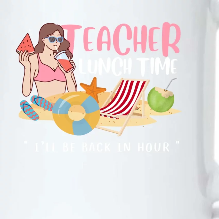 Teacher Lunch Time Funny Teacher Vacation Summer Beach Great Gift Black Color Changing Mug