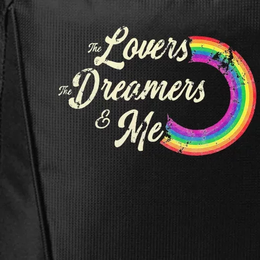 The Lovers The Dreamers And Me Rainbow City Backpack