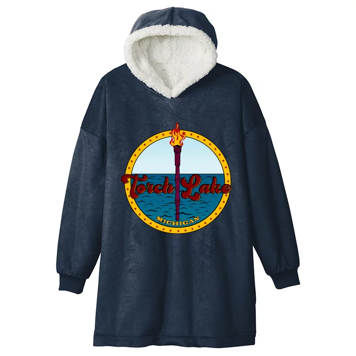 Torch Lake Hooded Wearable Blanket