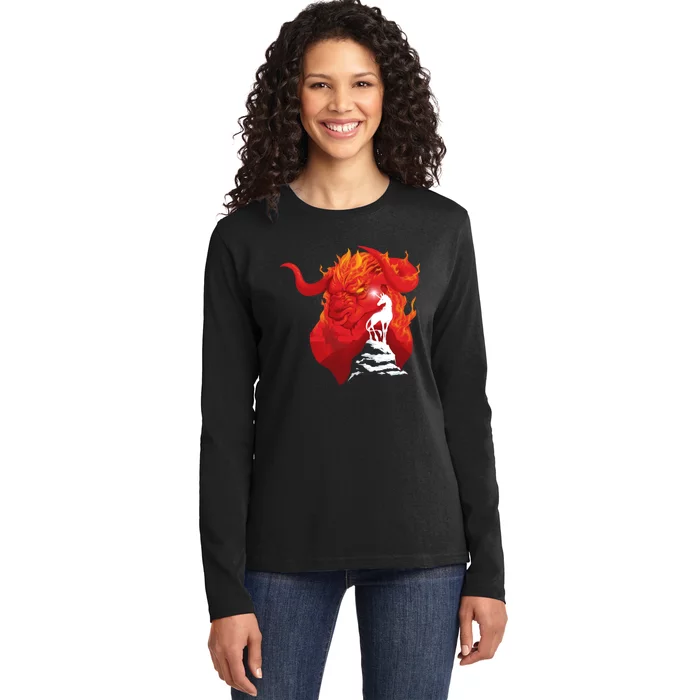 The Last Unicorn Ladies Long Sleeve Shirt