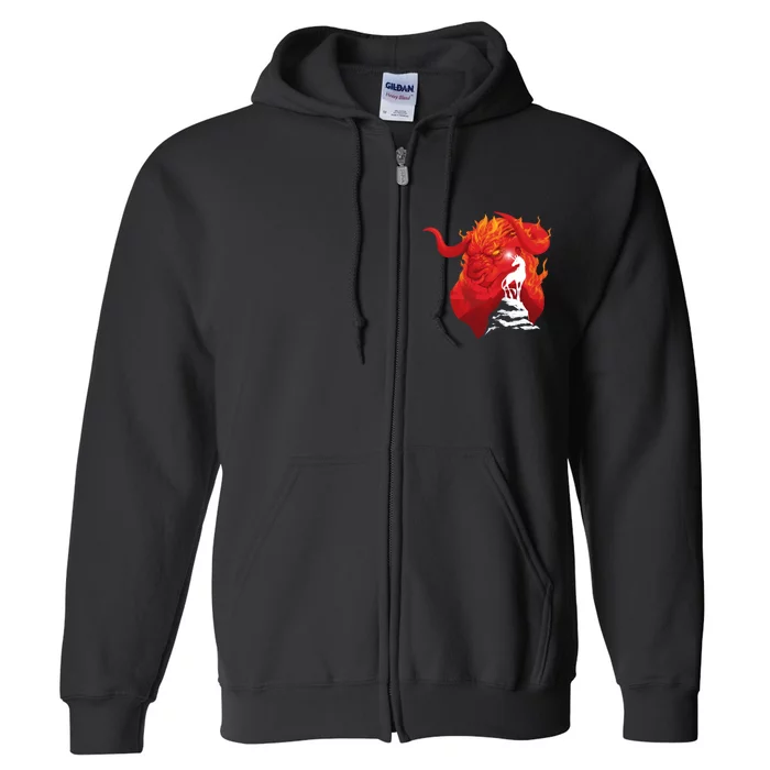 The Last Unicorn Full Zip Hoodie