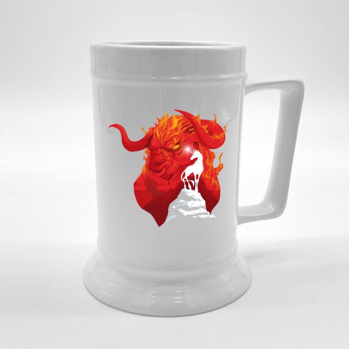 The Last Unicorn Front & Back Beer Stein