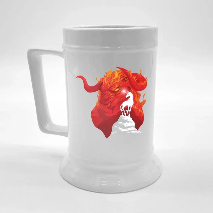 The Last Unicorn Front & Back Beer Stein