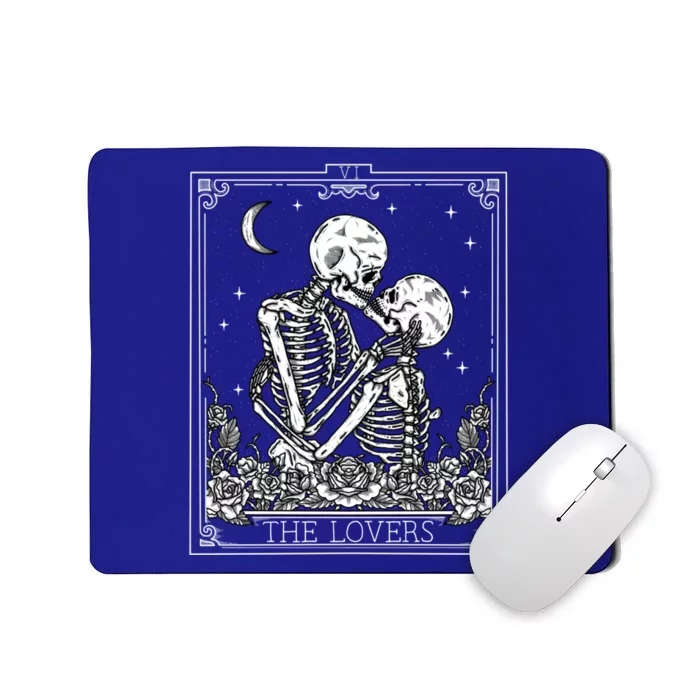 The Lovers Vintage Tarot Card Astrology Goth Halloween Cool Gift Mousepad