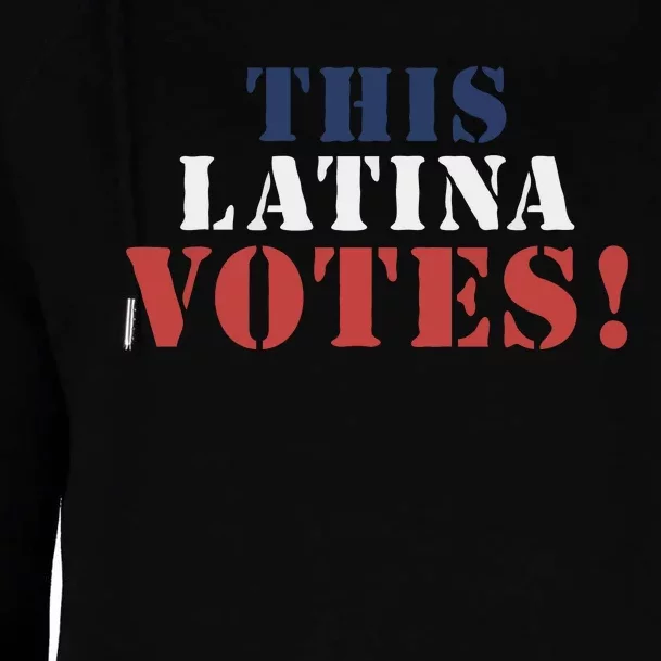 This Latina Votes Womens Funnel Neck Pullover Hood