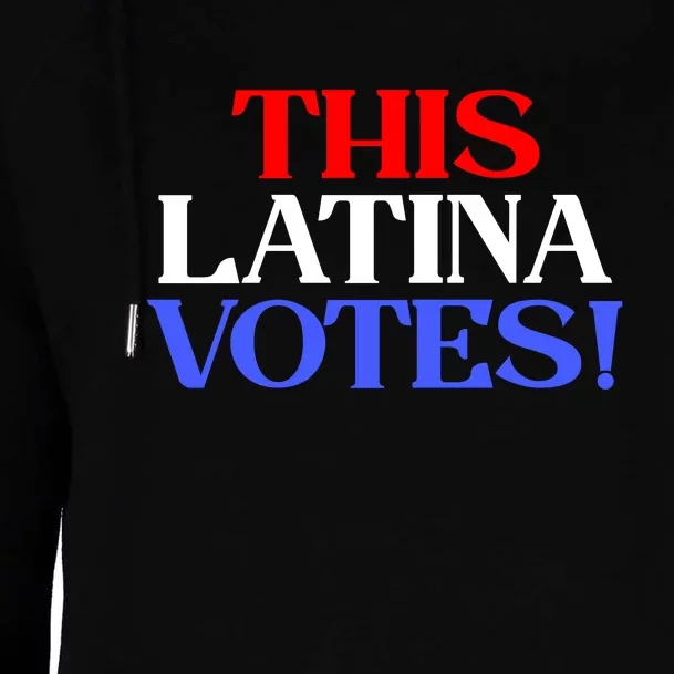 This Latina Votes Womens Funnel Neck Pullover Hood