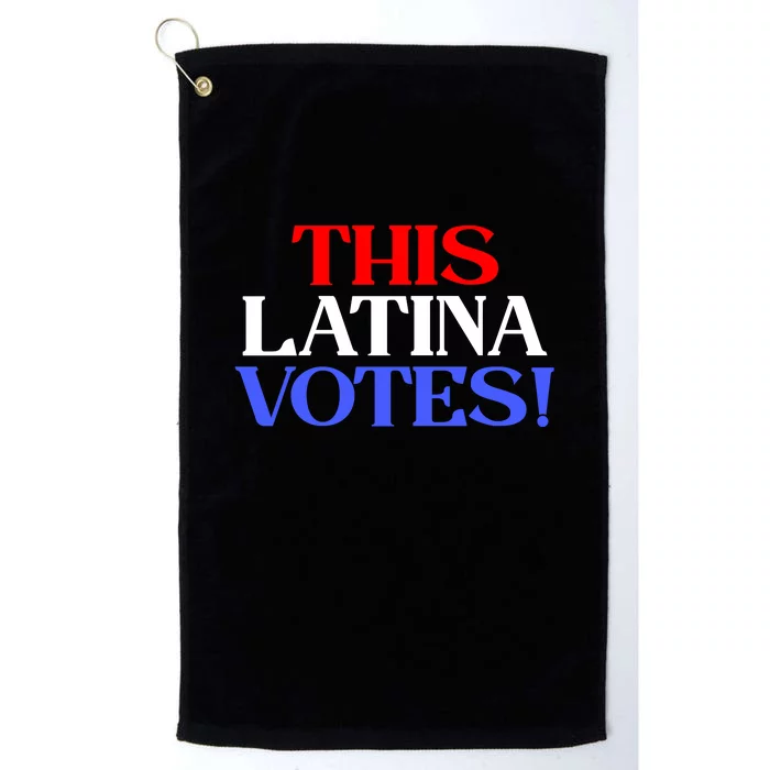 This Latina Votes Platinum Collection Golf Towel