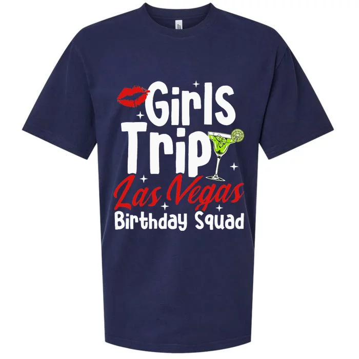 Trip Las Vegas Birthday Squad Party In Las Vegas Sueded Cloud Jersey T-Shirt