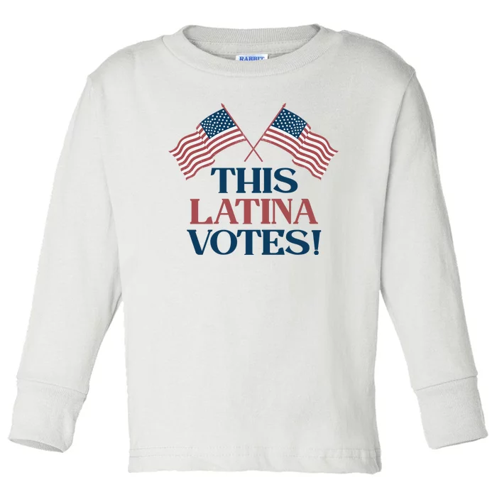 This Latina Votes Toddler Long Sleeve Shirt