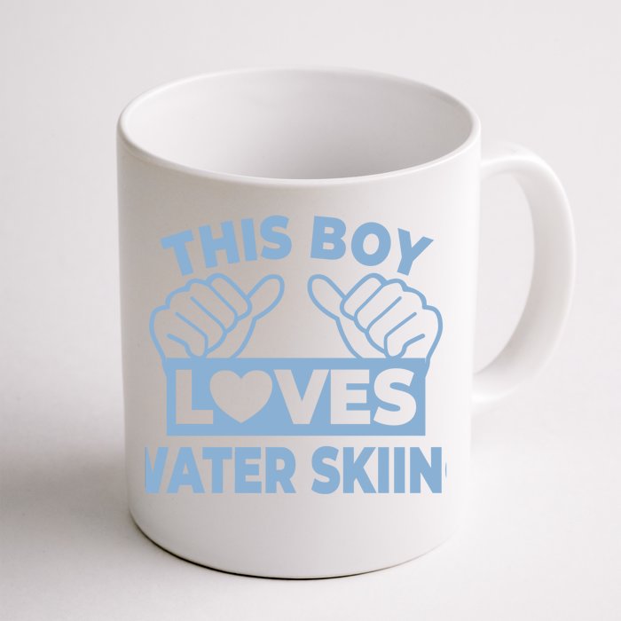 This Loves Water Skiing Water Skiing Water Skier Funny Gift Front & Back Coffee Mug