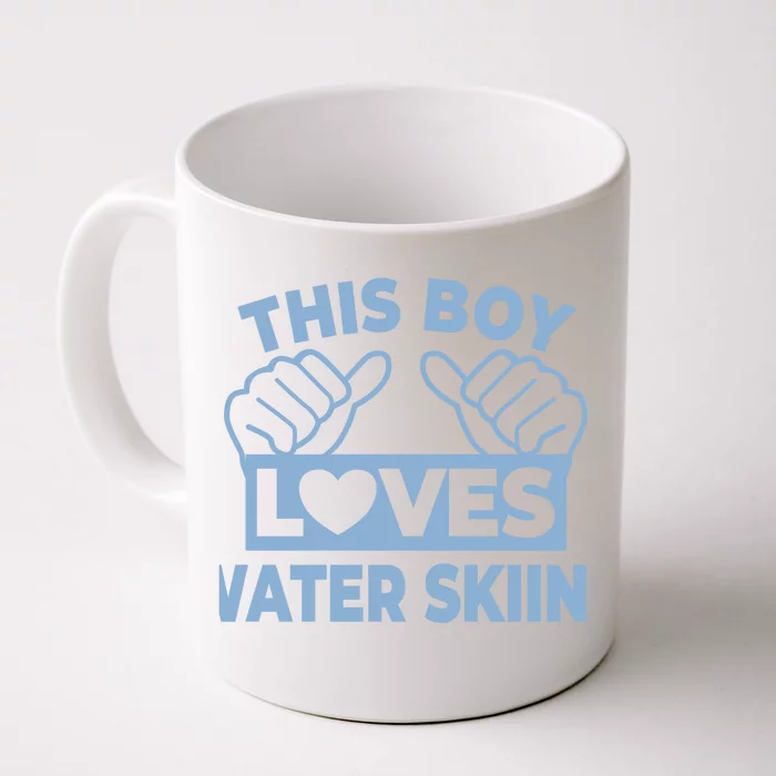 This Loves Water Skiing Water Skiing Water Skier Funny Gift Front & Back Coffee Mug