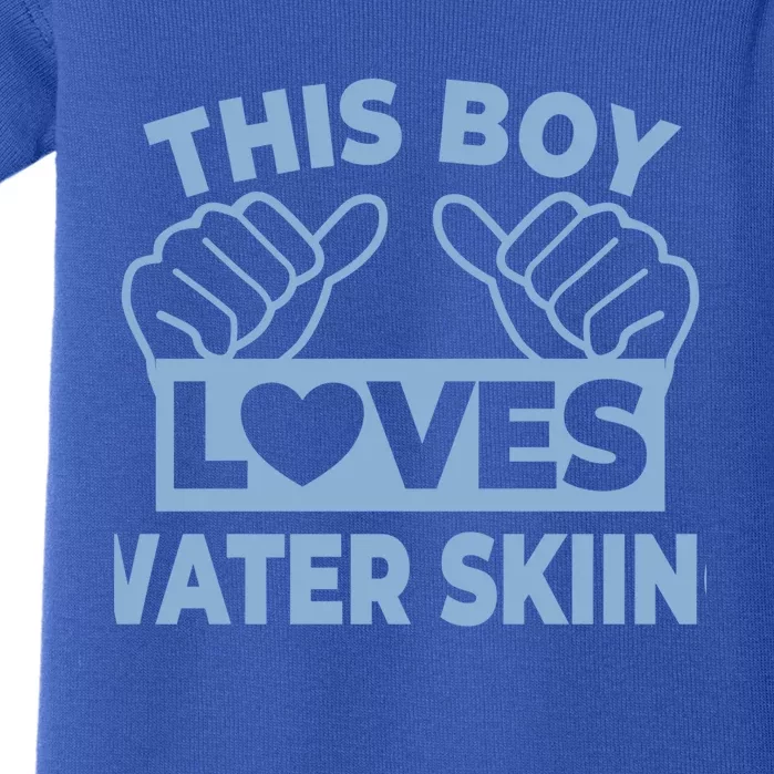 This Loves Water Skiing Water Skiing Water Skier Great Gift Baby Bodysuit