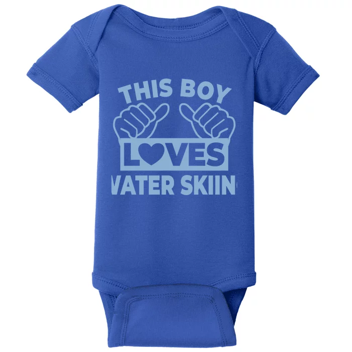 This Loves Water Skiing Water Skiing Water Skier Great Gift Baby Bodysuit